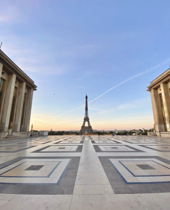 Eiffel Tower from Trocadéro viewpoint